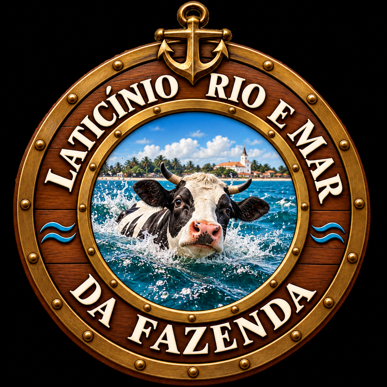 Logotipo Pescado Rio e Mar da Fazenda