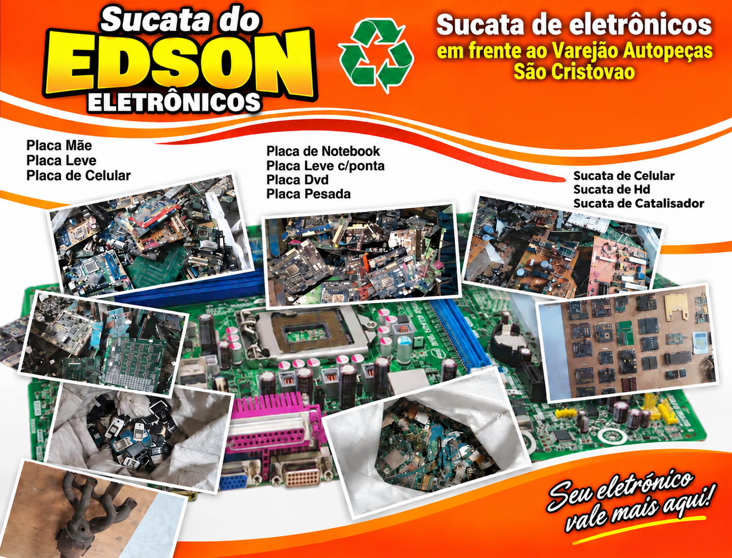 Sucata do Edson - Recolhimento de lixo eletrônico